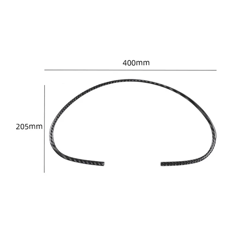 Carbon Fiber Speedometer Surround Stickers For Mercedes Benz C-CLASS C CLASS W203 2005-2007 Car Interior Decorative Accessories view 4
