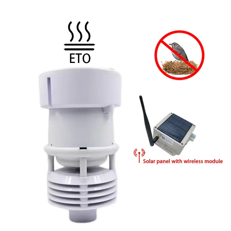 

CE SDI12 RS485 Interface Evapotranspiration 11 in 1 Outdoor Weather Station Sensor For Agriculture