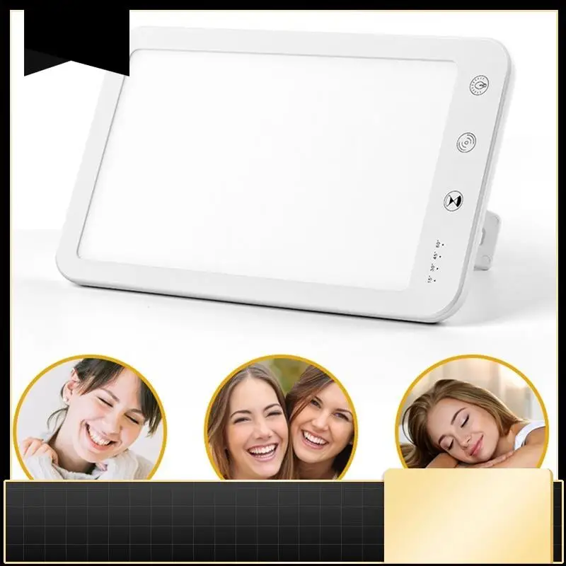 

Light Therapy Lamp 10000 Lux Sun Lamp With 5 Adjustable Brightness Levels Touch Control SAD Light Therapy Lamp-N37R