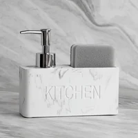 Modern kitchen accessories Soap Dispenser Set Liquid hand soap dispenser pump bottle brushes Holds and Stores Sponges Scrubbers - Image 4