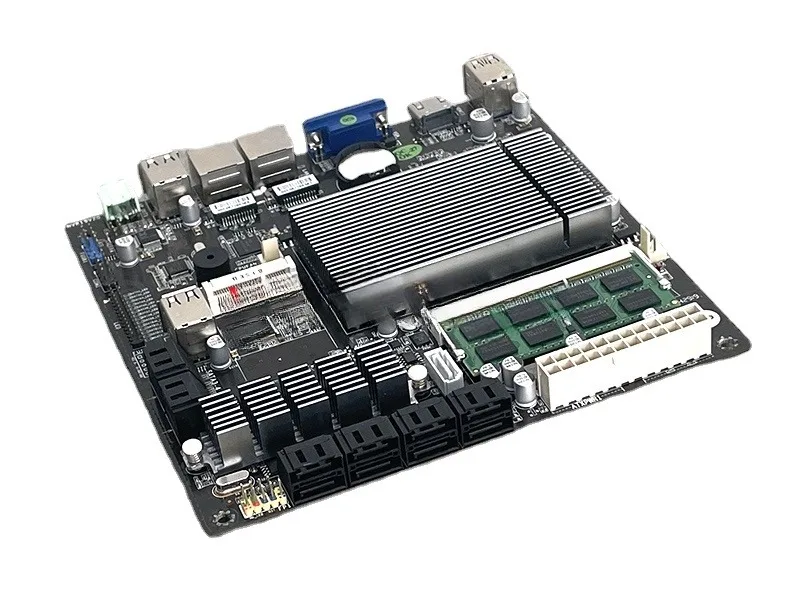 J1900/B75K9-ETH control motherboard NAS Black Qunhui network storage multi hard disk server