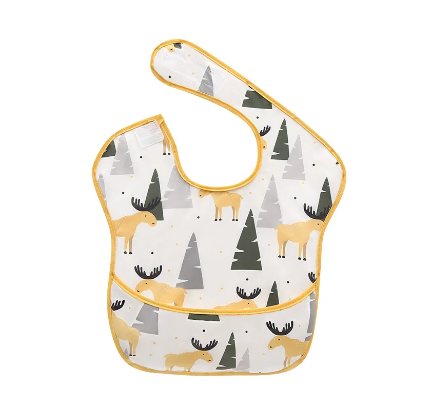 Impermeável Saliva-Proof Bib do bebê, Smocks, Mealtime Dirt Guard, Ultra-macio Mealtime Protector