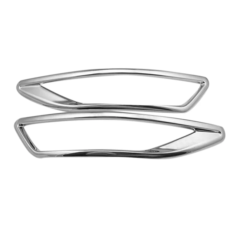 

For VW Touran 2016 2017 Chrome Rear Fog Light Covers Bumper Protector Foglight Trim