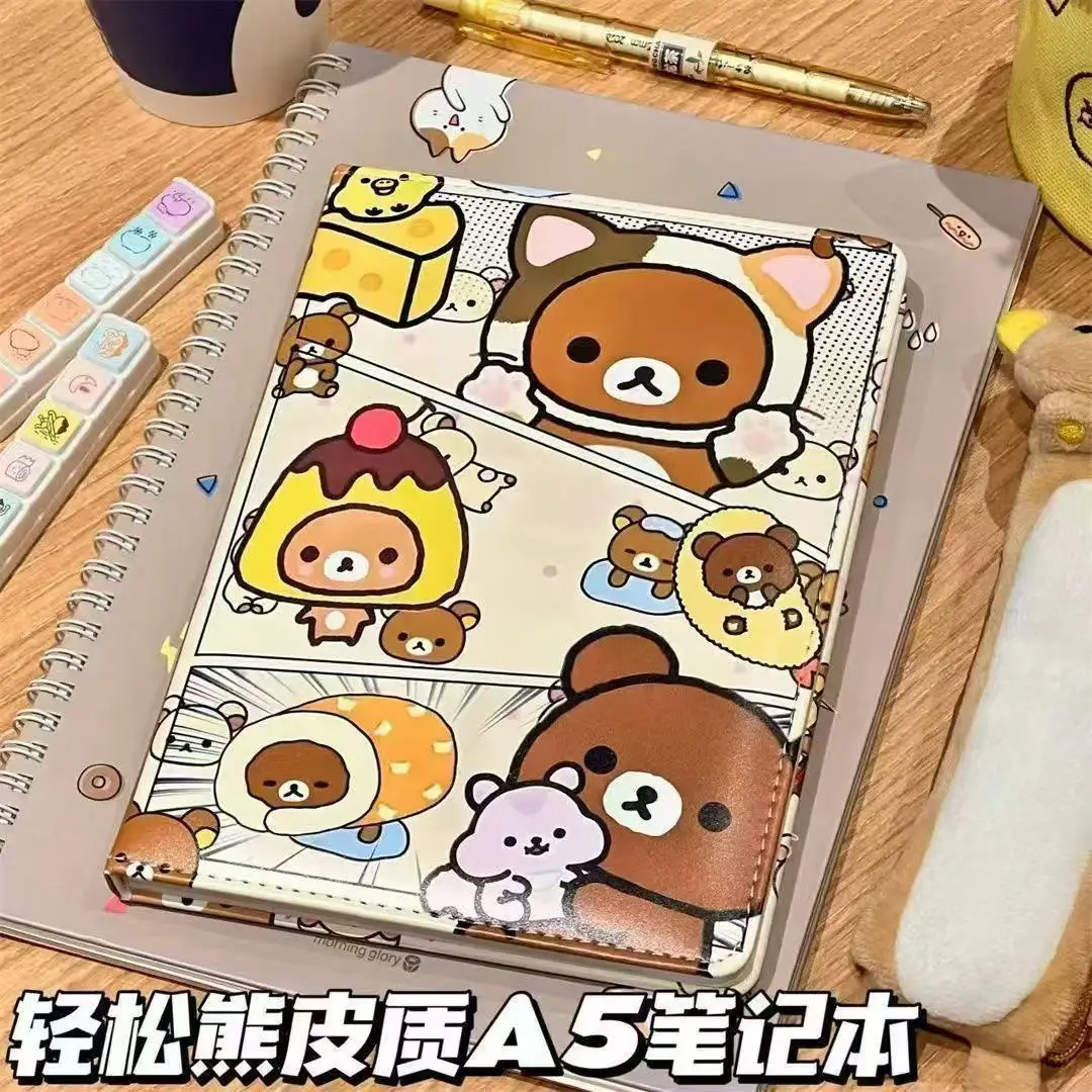 Rilakkuma diario notebook nuovo kawaii Relax Bear a5 legante nota studente scuola planner Blocco note bambini Manuale regalo di cancelleria