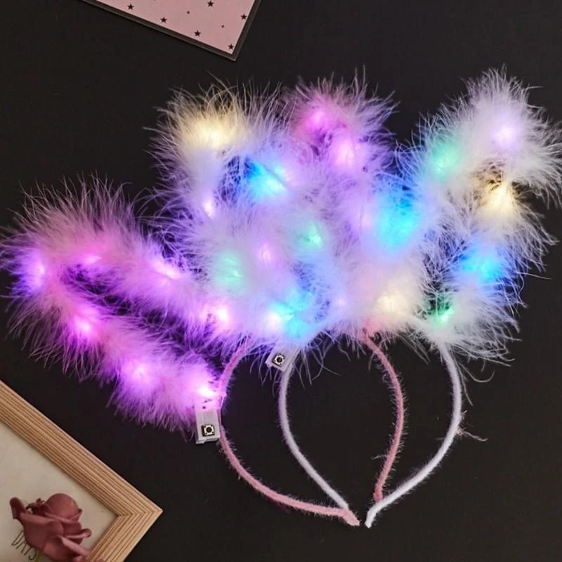 Multifunctional Halloweens Headpiece Fashion Personality Animal Hair Hoop for Parties and Celebrations