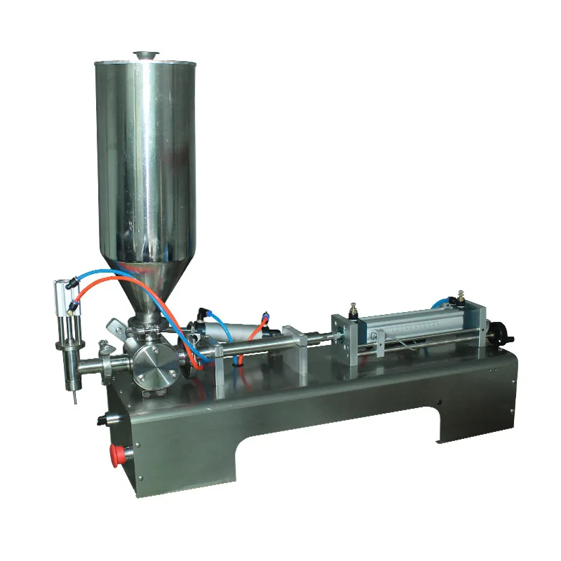 Single-Head Semi-Automatic Dual-Purpose Ointment/Liquid Filling Machine 5-50ml Small-Dose Capacity Pneumatic Food-Grade