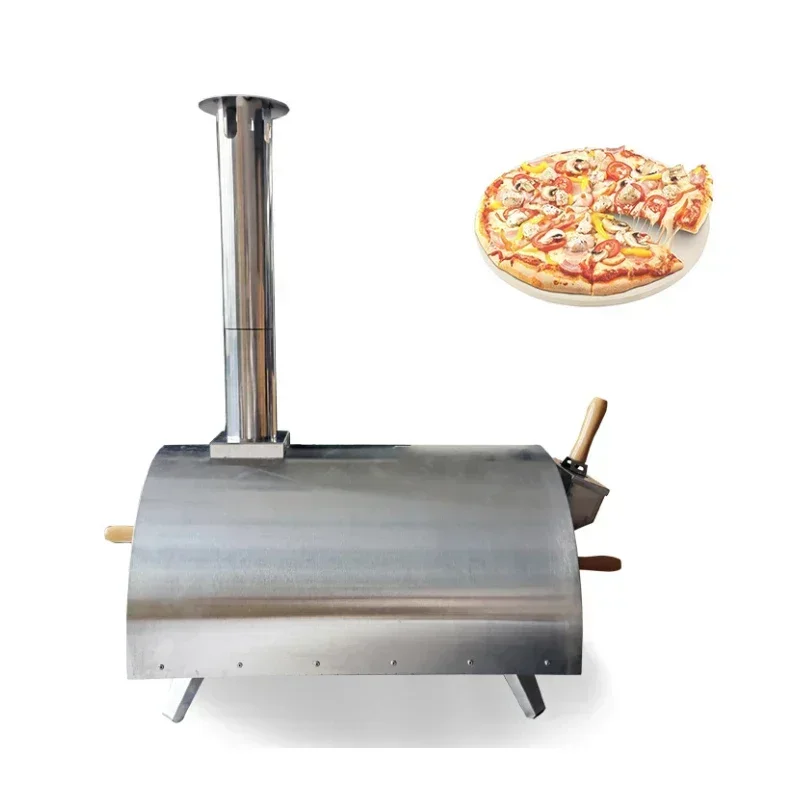 Pizza Oven  Hot Outdoor Stainless Steel Camping Portable   Barbecue Fruit And Wood Particle Furnace