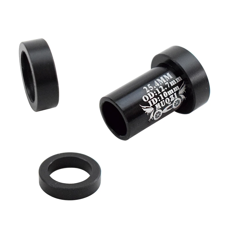 Bicycle Rear Shock Absorber Bushing Shim 12.7x10/8mm Nylon AL7075 Alloy Mountain Bike Rear Shock Absorber Sleeve Shim Adapter