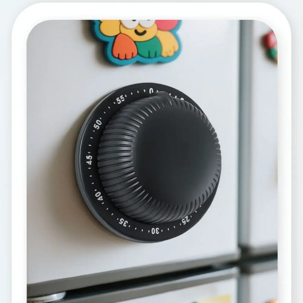 Creative Mechanical Kitchen Timer Magnetic Stainless Steel Countdown Clock For Home Cooking And Daily Time Management Task