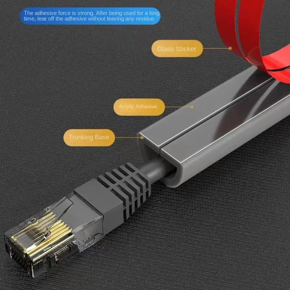 

Soft Pvc Wall Cord Cover Sleeve Cable Concealer Household Cable Sleeves Soft Rubber Trunking Wire Hiders Network Cable