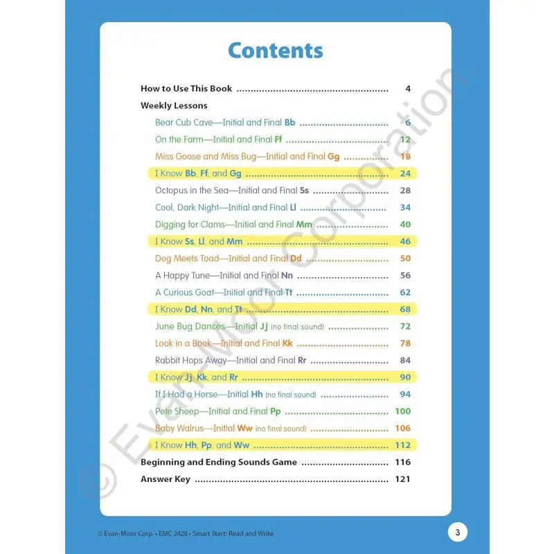 Smart Start Read And Write Grade K EVANMOOR EvanMoor 9781629389820 Book