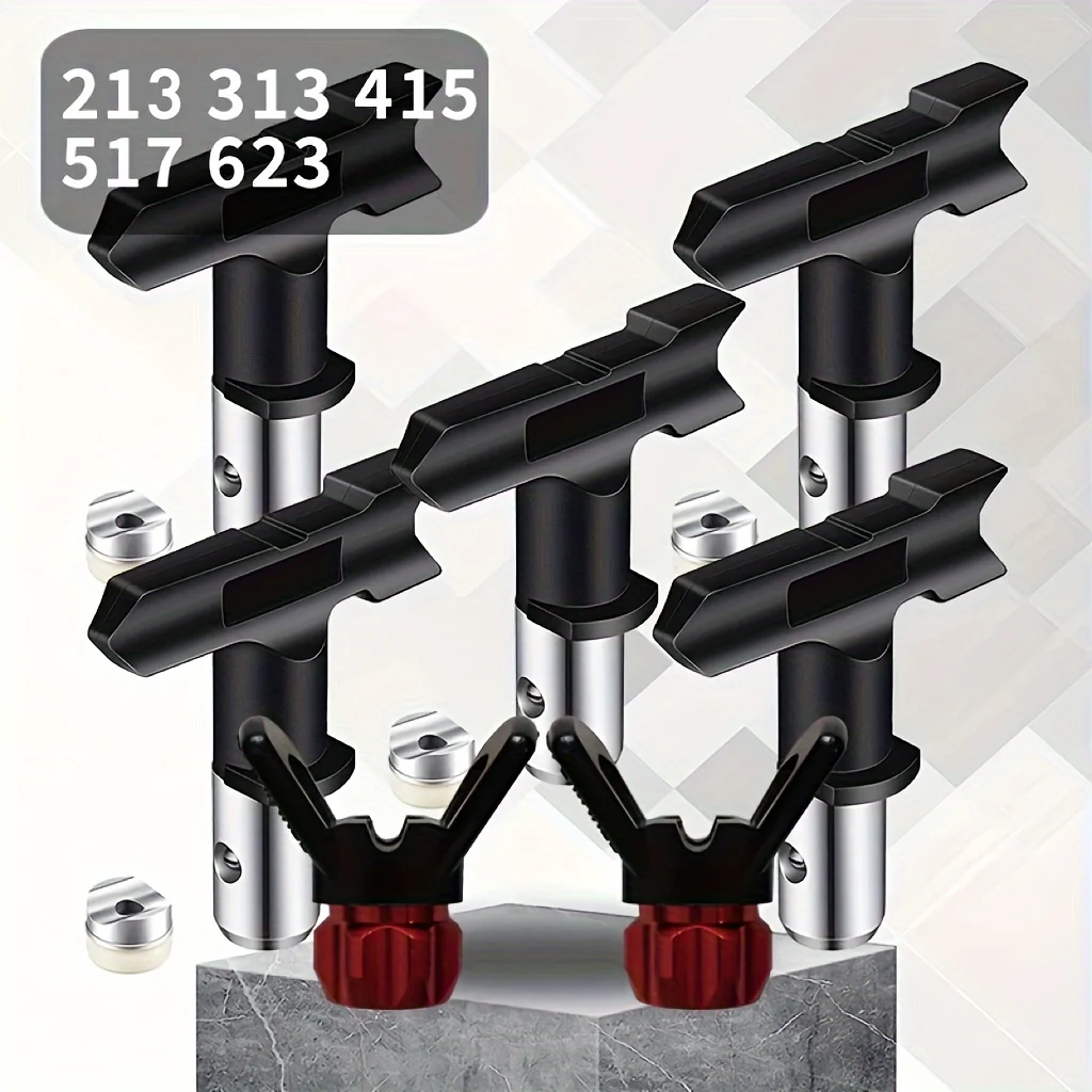 

7 шт. насадки для безвоздушного распыления краски, пистолет-распылитель, наконечник-распылитель, замена сиденья сопла для безвоздушного распыления краски и безвоздушного распыления