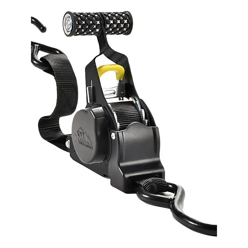 Automatic shrinkage release plate fixed cargo binding with ratchet tensioner truck adjusting rope tensioner