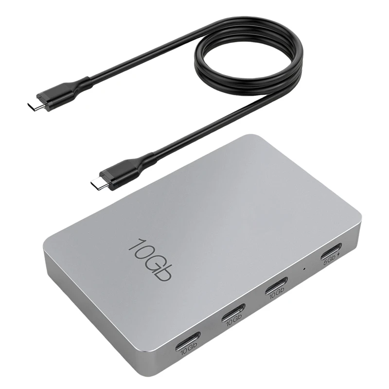 

Высокоскоростной USB-разветвитель 7 в 1 Type-C Gen2, 3 порта, Тип C, совместимый с Windows/Mac OS/Chrome OS/Android, долговечный