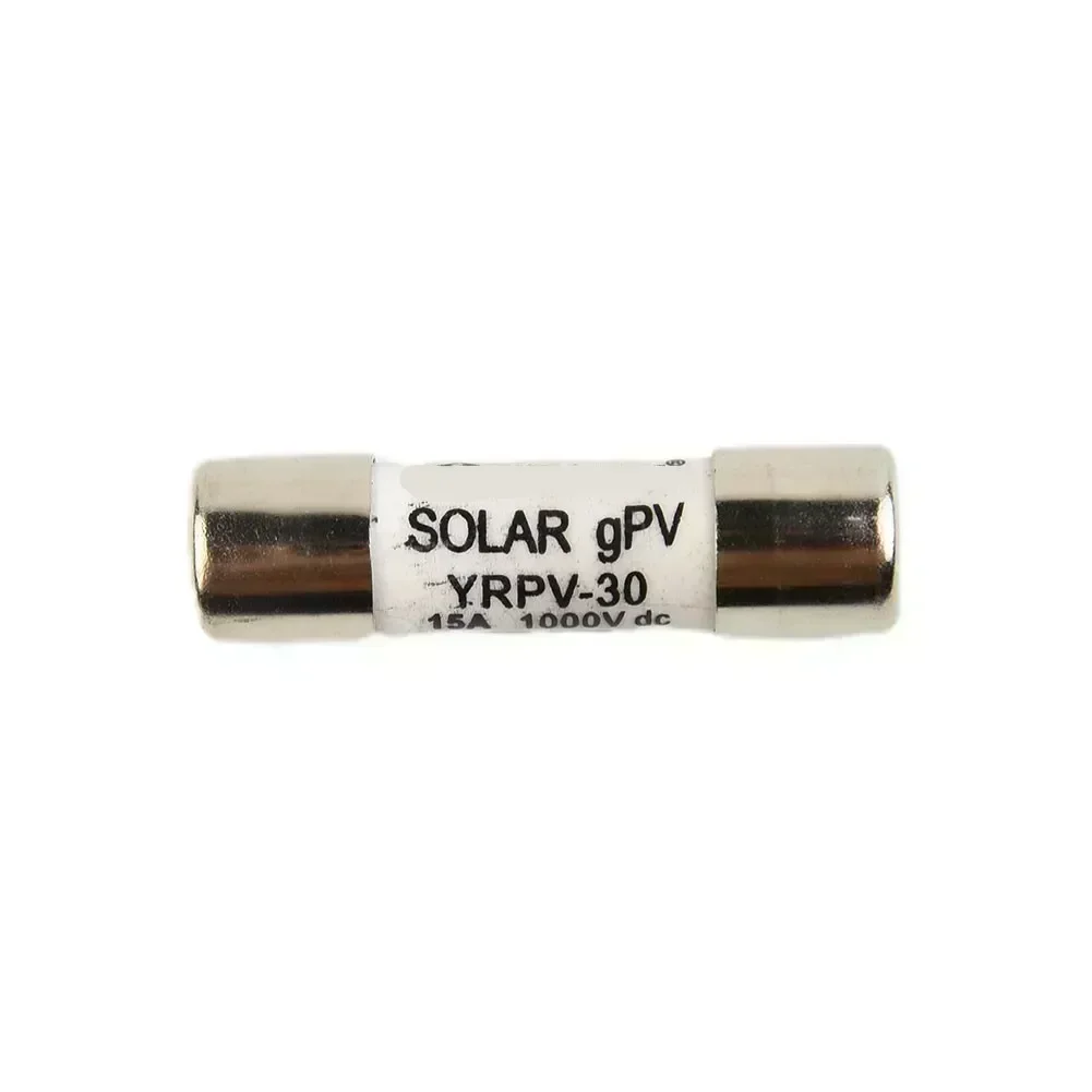 

10/15/20/30A Industrial Circuit DC Fuse Photovoltaic Fuse 10*38mm 1000V 30 Amp PV Consumer DC Fuse For Sockets