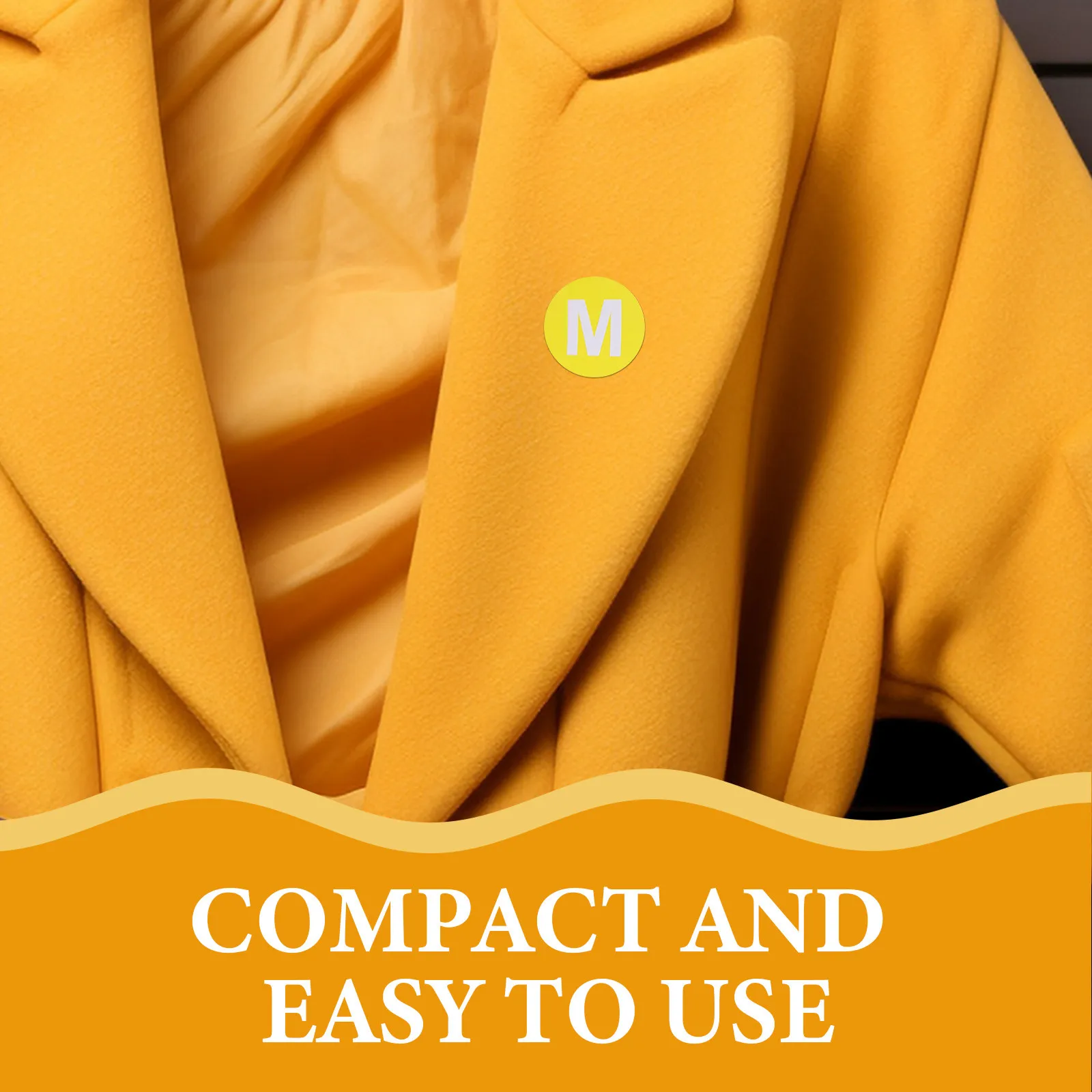 

5 рулонов круглых наклеек для одежды, разноцветные клейкие этикетки для рубашек, платьев, брюк, с белой надписью, для учета запасов