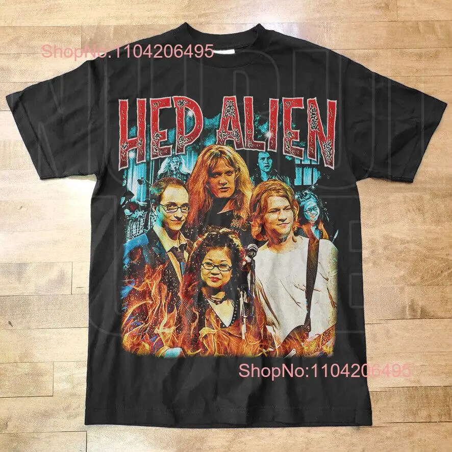 Vintage Style HEP ALIEN T shirt Gil Lane Zack Brian Gilmore Band tee HA12 long or short sleeves