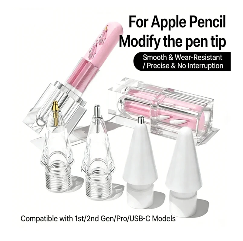 

Suitable for Apple Pencil 1/2/Pro. Metal modification for replacing the original smooth writing paper film for the original type