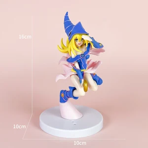 14cm Anime Yu-Gi-Oh! Sosok Gadis Monster Duel Yugioh Gadis Penyihir Gelap Yugi Muto PVC Action Figure Model Mainan Hadiah Natal 12 action figure penjualan terbaik yugioh - №