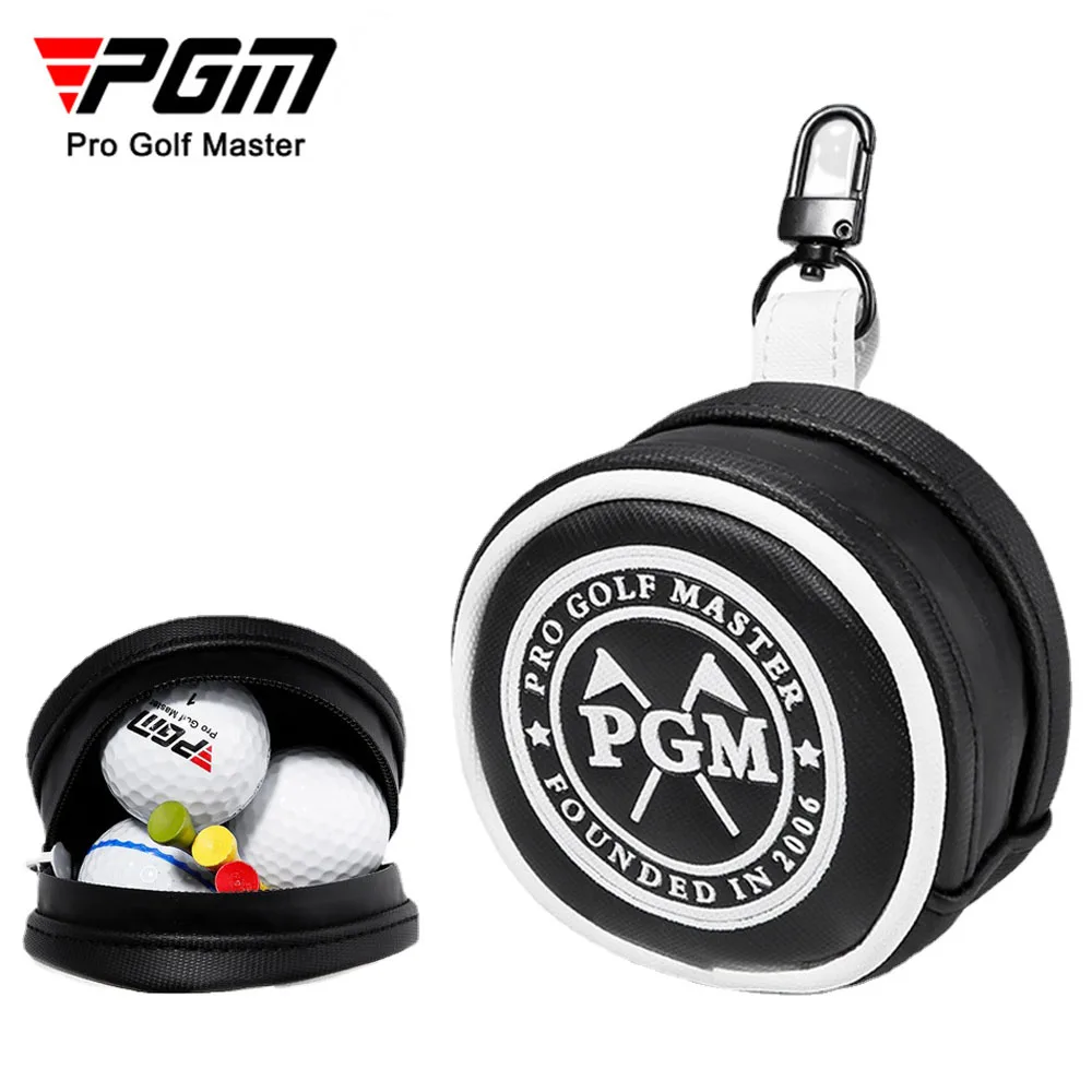 PGM Mini Small Golf Ball Bag Waterproof, Portable, Can Hold 3 Balls Storage Bags Accessories SOB011