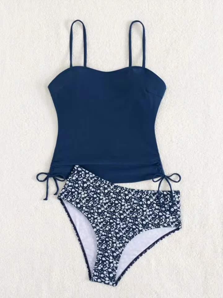 2026 New All Season Backless Bikinis 2 Piece Set Sexy Leopard Drawstring Bikini Set Women Split Swimsuit Beach Bikini
