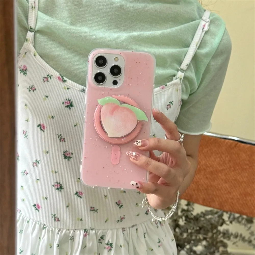 

Милый магнитный держатель для мобильного телефона с фруктами и клубникой, держатель для мобильного телефона, креативная подставка для мобильного телефона с арбузом для iPhone