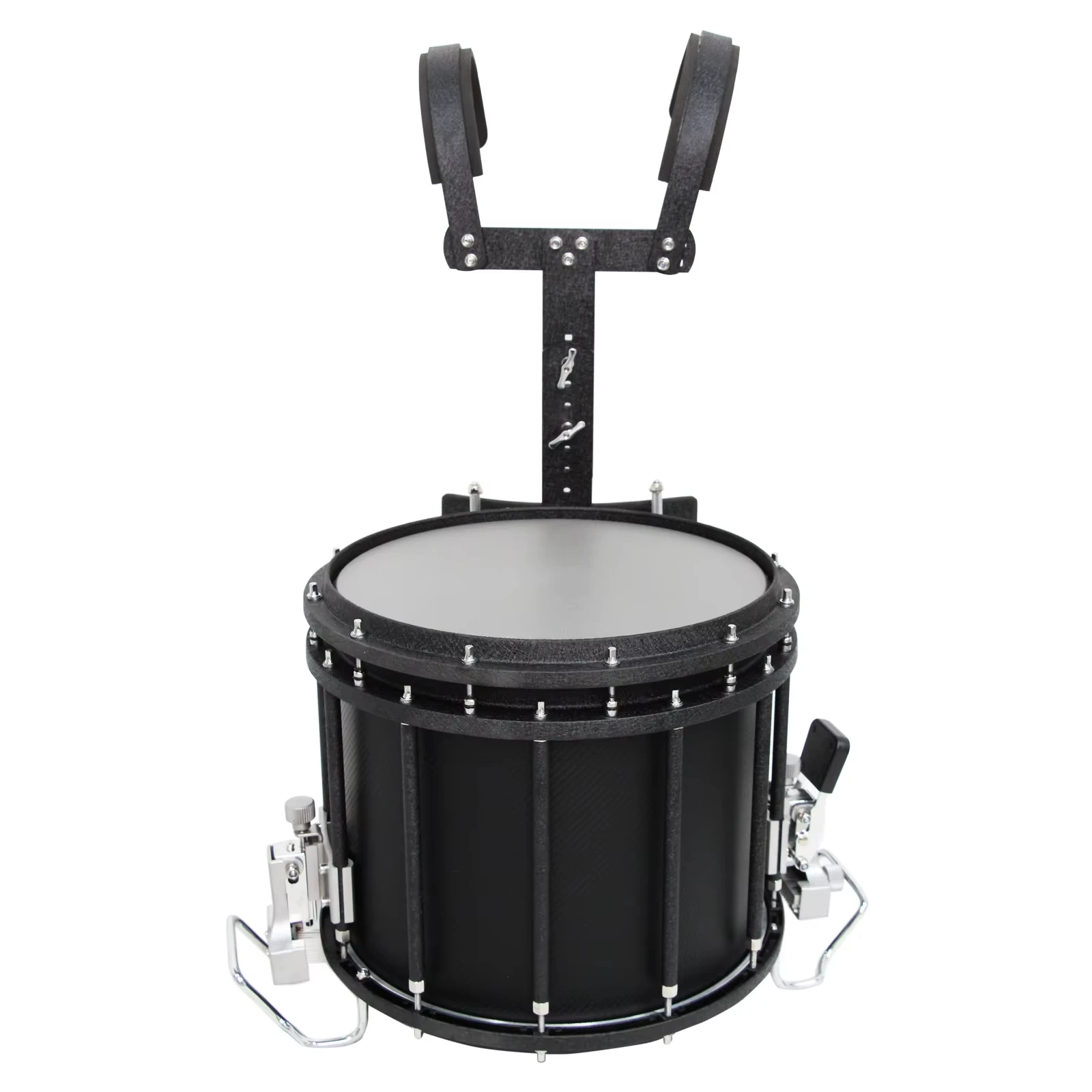 Professional Marching Snare Drum Original Drumhead Competition Grade Marching Snare Drum with Carrier
