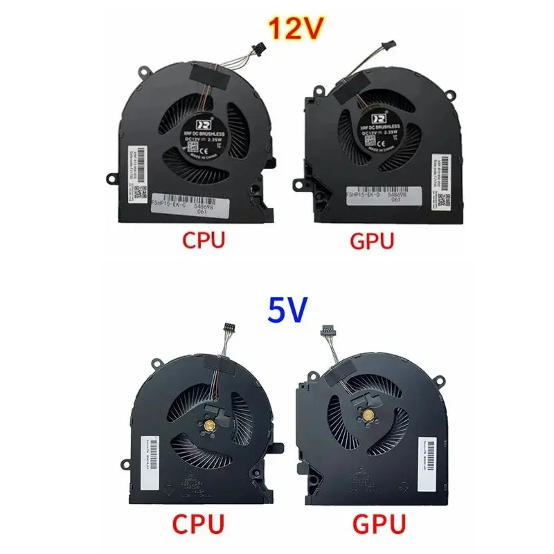 CPU GPU Cooling Fan For HP OMEN 15-EK 15-en TPN-Q238 TPN-Q236 Fans Cooler Radiator M04216-001 ND8CC02-19j22 19j23 M04215-001