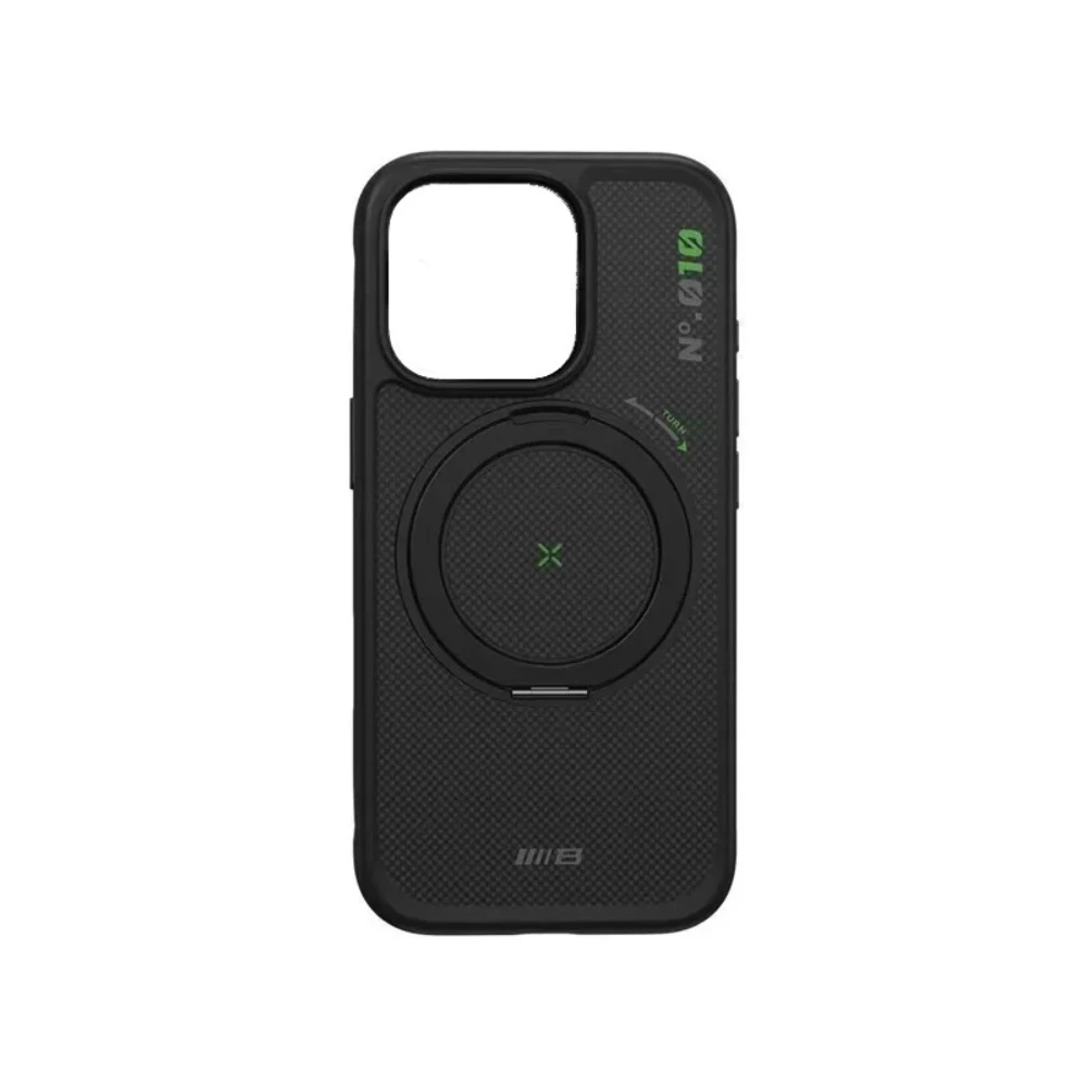 BLUEO Magnetic Phone for Iphone 17promax Case Aramid Fiber 360 Degree Free Rotation Bracket Strong Magnetic All-inclusive Case