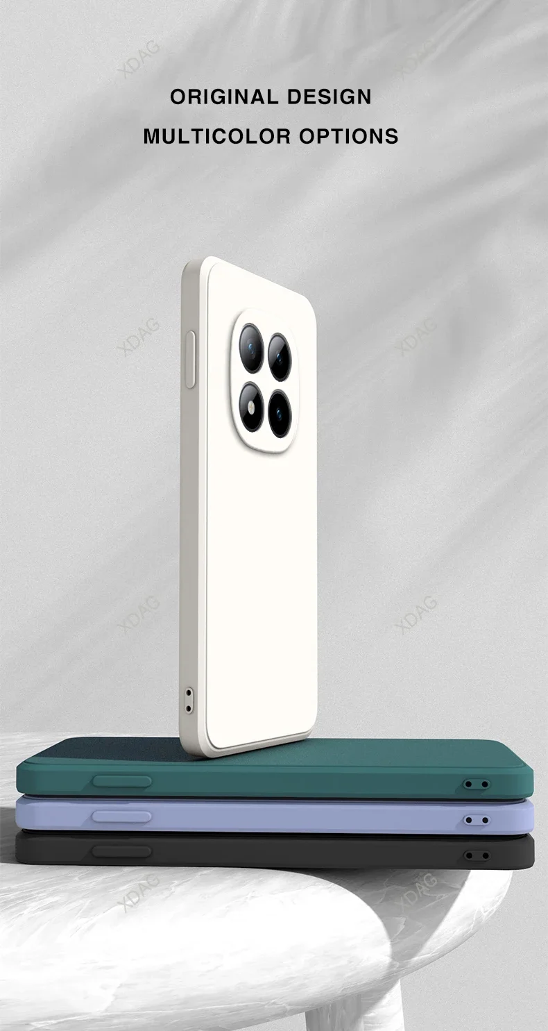 Luxuriöse Original-Handyhülle für Xiaomi Redmi Note 15 Pro Plus Pro+ Note15 15Pro 5G Flüssiges Silikon Weiche Einfache Rückseiten-Abdeckung Funda – Detail 8