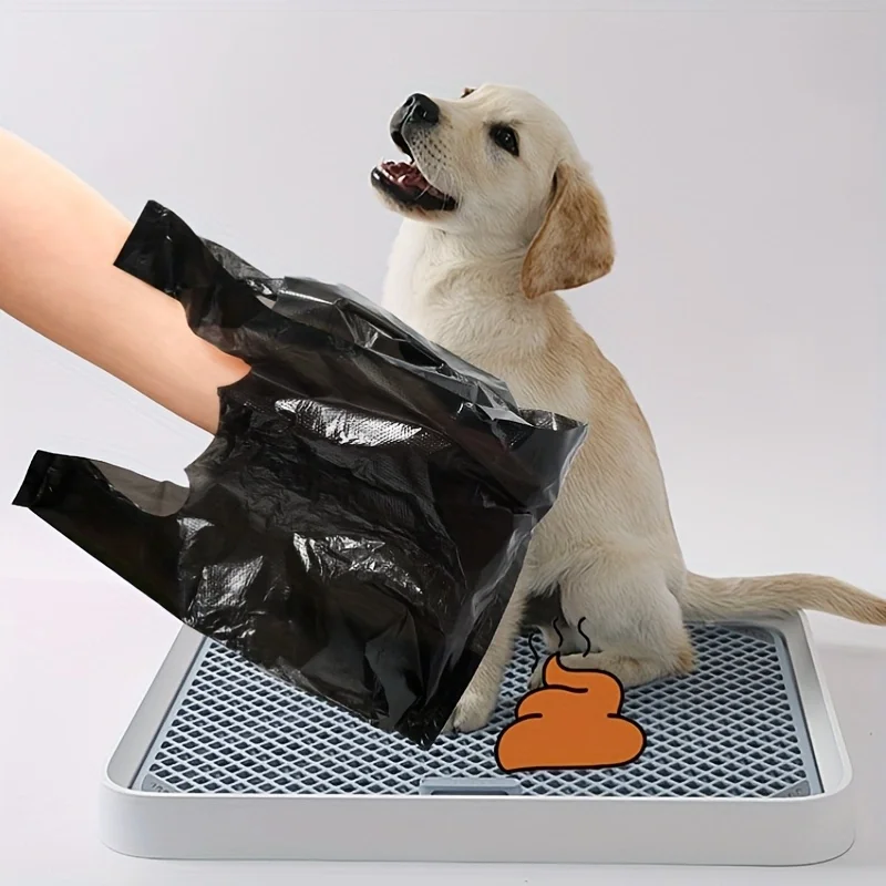 100/200/PCS Haustier-Müllbeutel für die Außenreinigung, Einweg-Hundekotbeutel, tragbar, für die Haushaltsreinigung von Katzenkot, Haustierzubehör – Detail 5