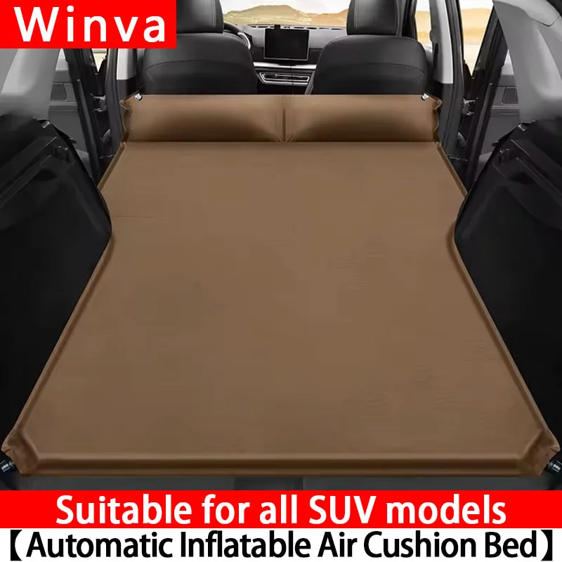 

For Tesla New Model Y Juniper 2025 & For SUV Automatic Inflatable Air Cushion Bed Camping Inflatable Suede Fabric Car Travel Bed