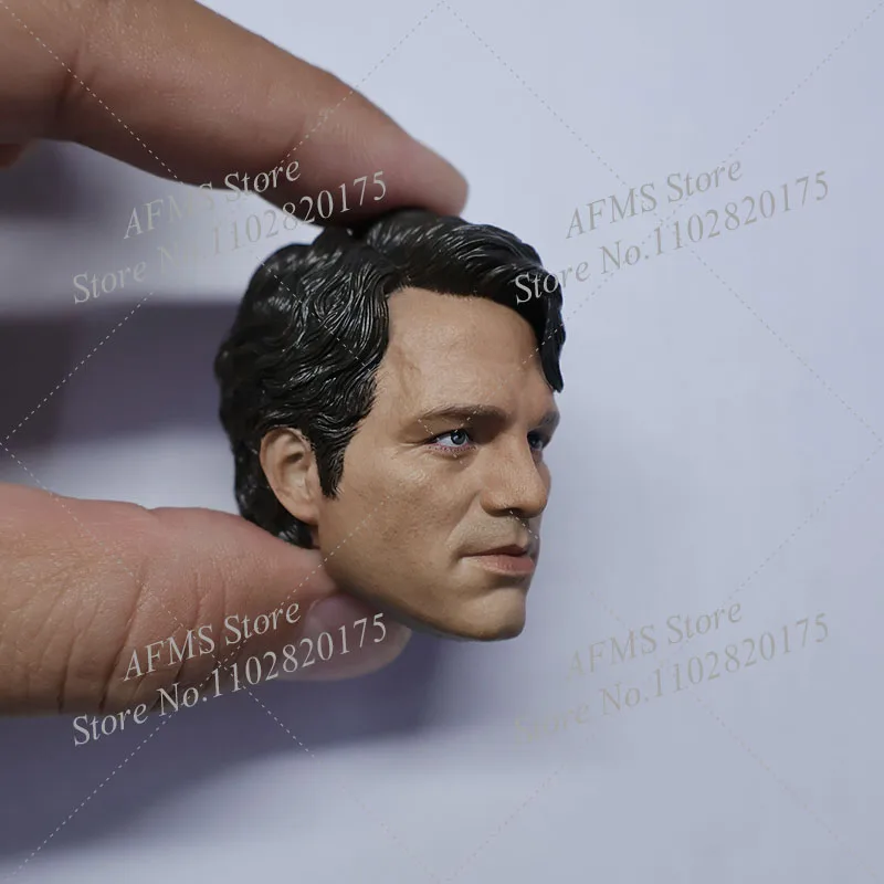 ‌1/6 Men Soldier Bruce Banner Head Sculpture Super Hero Head Model Fit 12Inch Action Figure Model Body Dolls