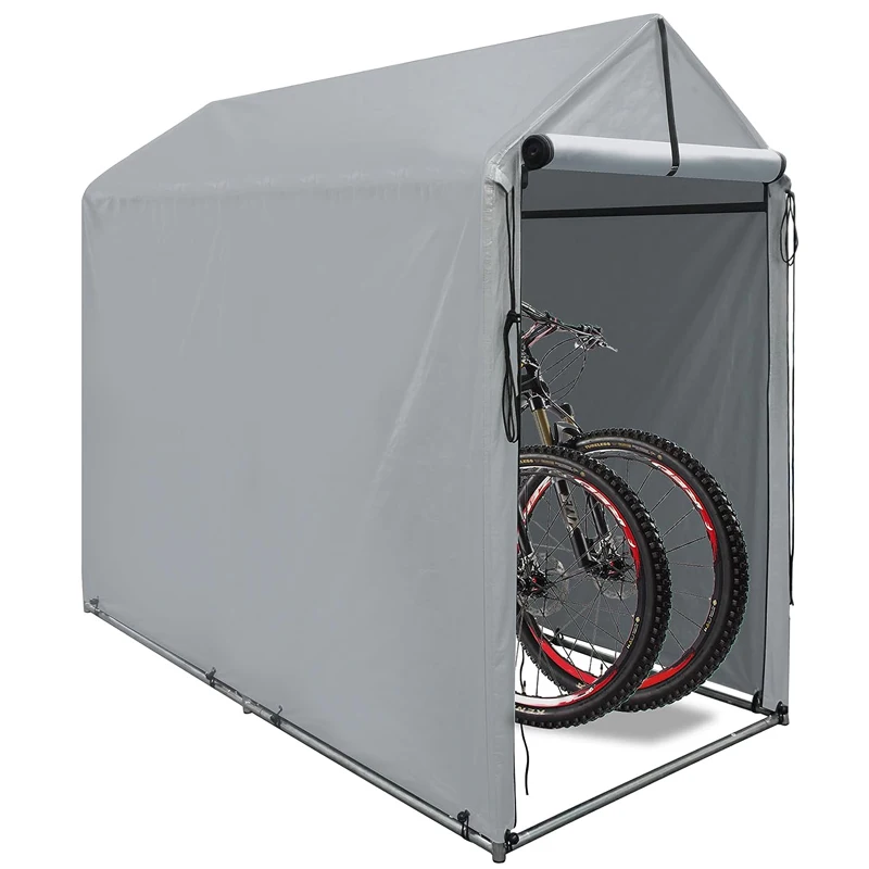 Outdoor Storage Shed Bike Cover for Lawn Mower and Garden Tools Storage Motorcycle Garden Storage Tent Trailer Bike