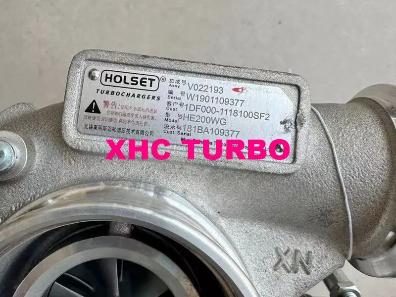 NEW GENUINE HOLSET HE200WG V022193 1DF000-1118100SF2  Turbo Turbocharger FOR Dongfeng/FOTON Truck  YUCHAI Diesel YC4108 YC4D130