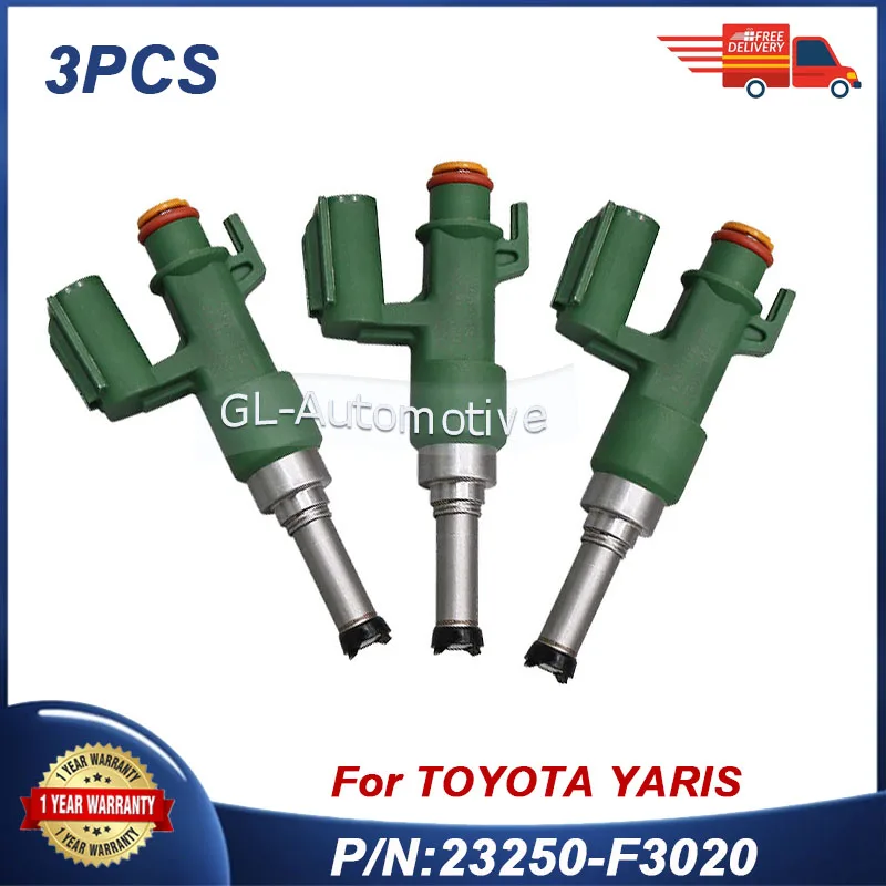 

3PCS 23250-F3020 Fuel injector For TOYOTA YARIS P21 1.5 HYBRID 2021