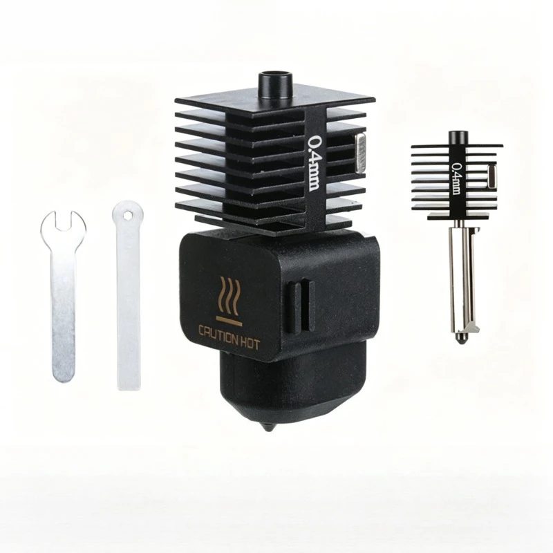

1set Upgraded Hot End Kit for Bambu Lab A1 / A1 Mini 3D Printer Hardened Steel Nozzle with Heater Silicone Sleeve