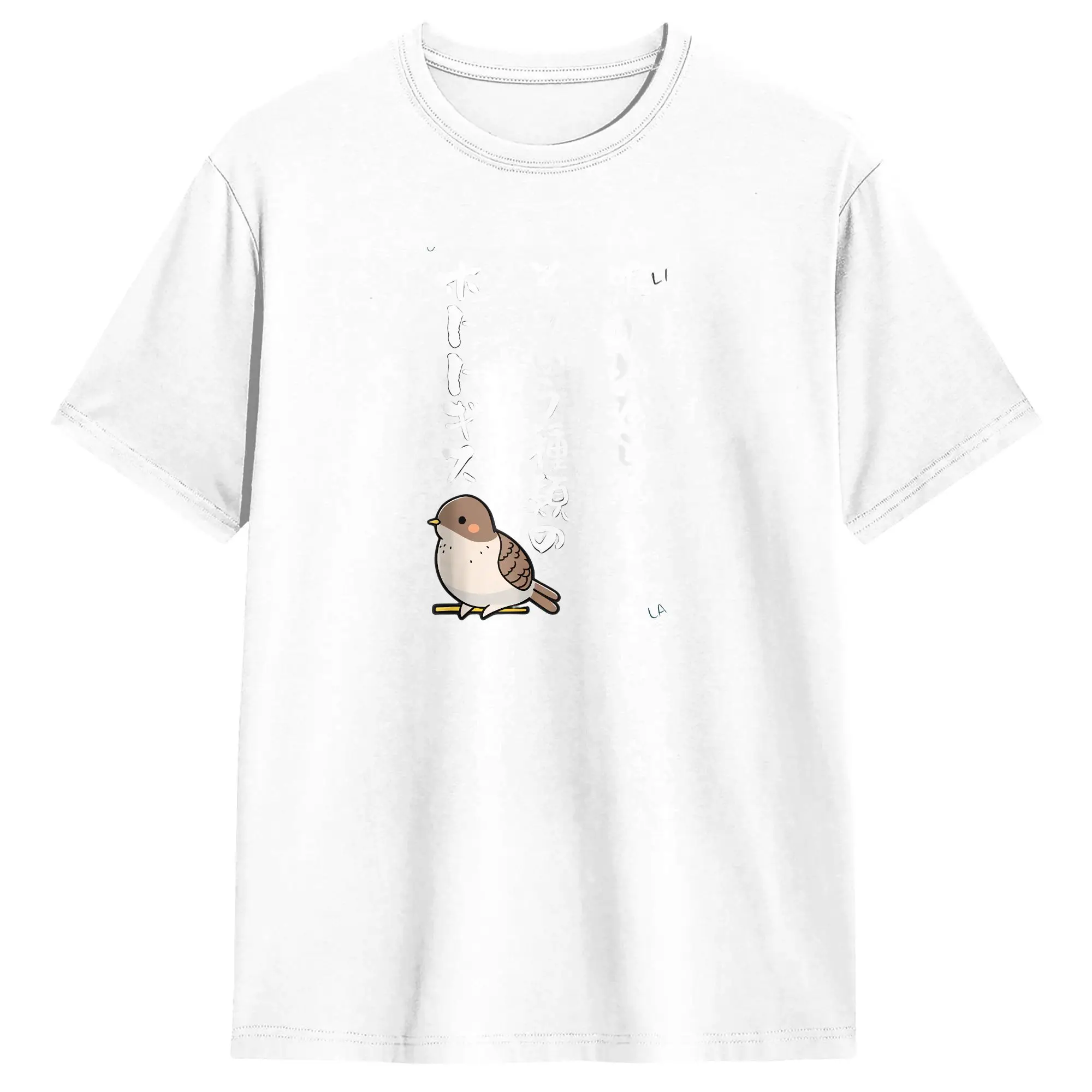 Men's T-Shirts Narakanu Nara Soiu Shurui No Hototogisu Joke Sayings Awesome Pure Cotton Tee Shirt Neck Clothes Printed