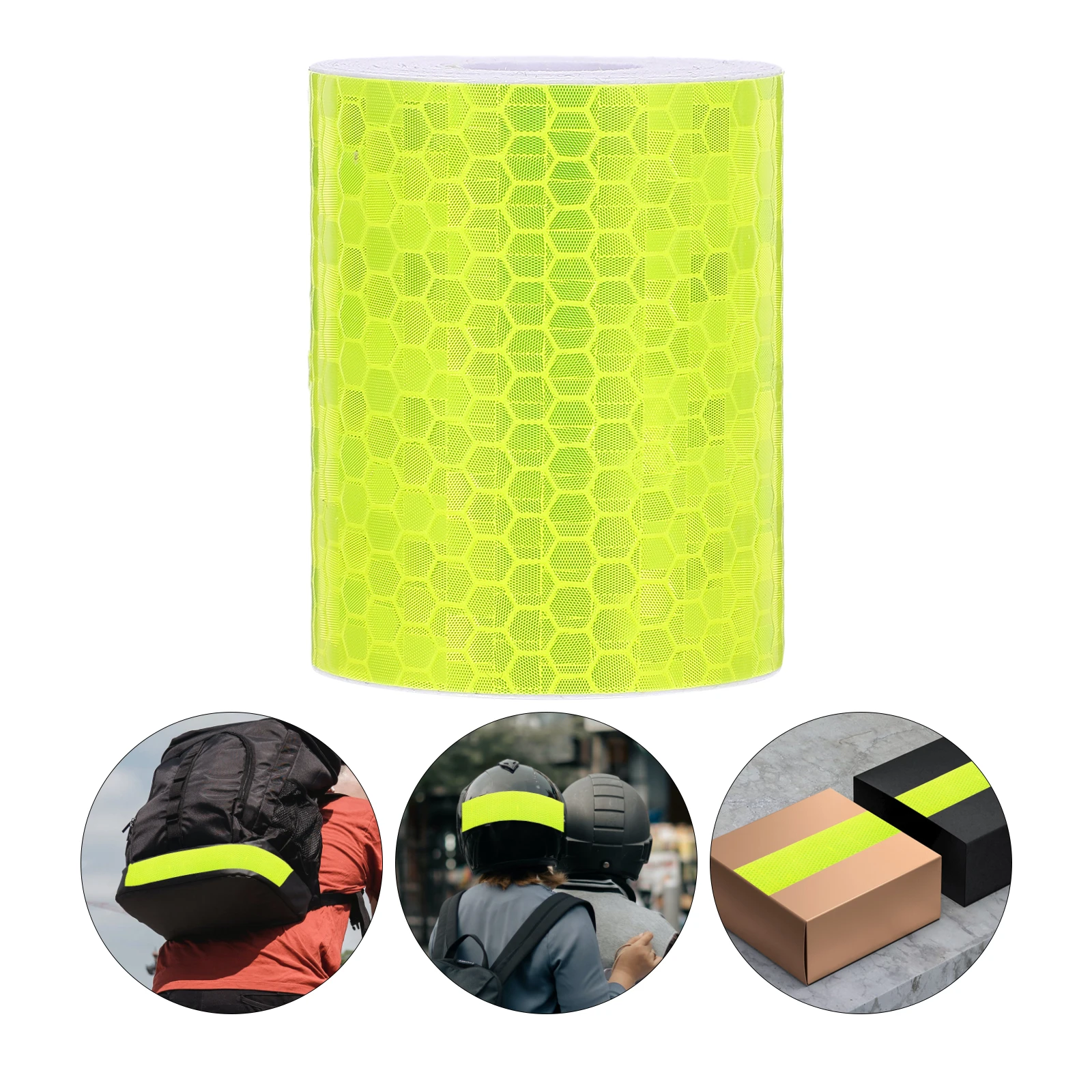 

4pcs Vehicle Reflective Tape Self Adhesive Waterproof High Visibility Safety Stickers Warning Conspicuity Marking For Cars
