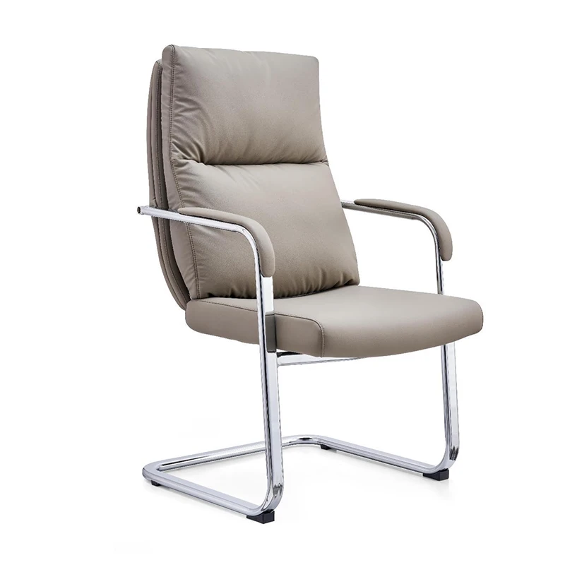 

Luxury Executive Ergonomic Leather Office Desk Chair Comfortable Conference Chair Modern Design Office Furniture Metal Chair