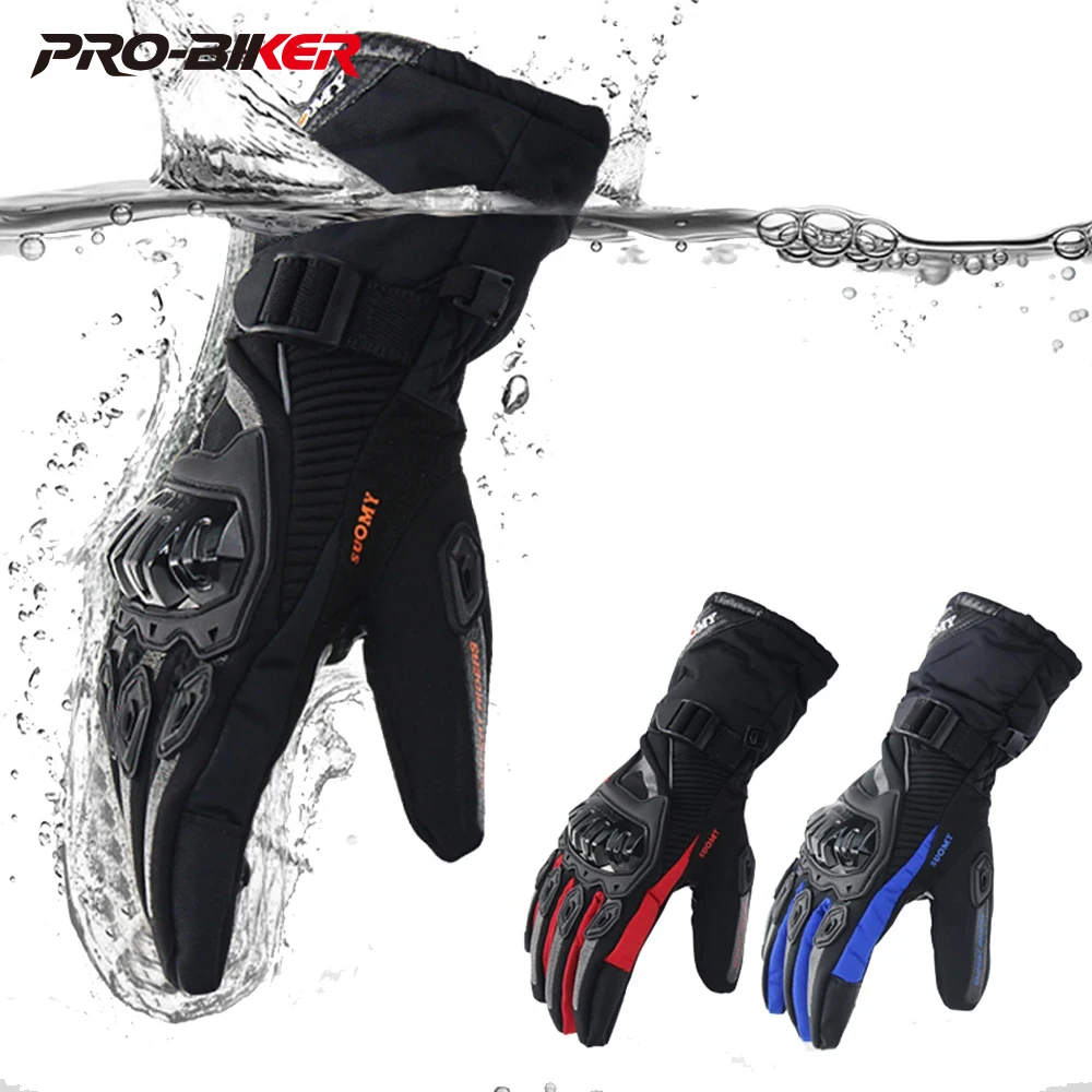 

7 Colour Motorcycle Gloves Waterproof Guantes Moto Men Motorbike Riding Gloves Touch Screen Moto Motocross Gloves Winter