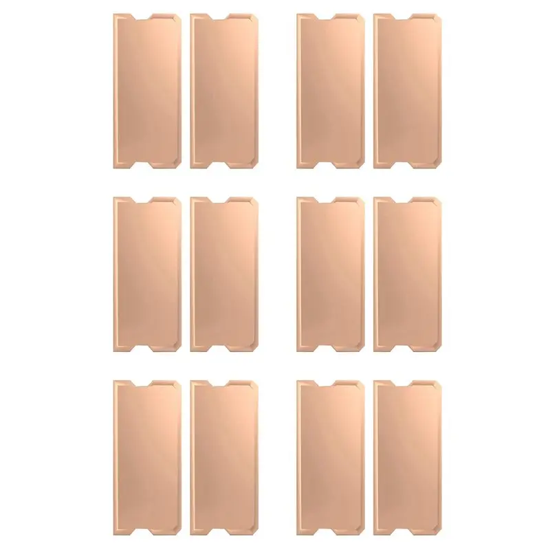 

12X DDR4 DDR5 Memory Cooling Heatsink Radiator Laptop Memory Heat Sink Memory Cooling Vest Memory Cooler-ABIU