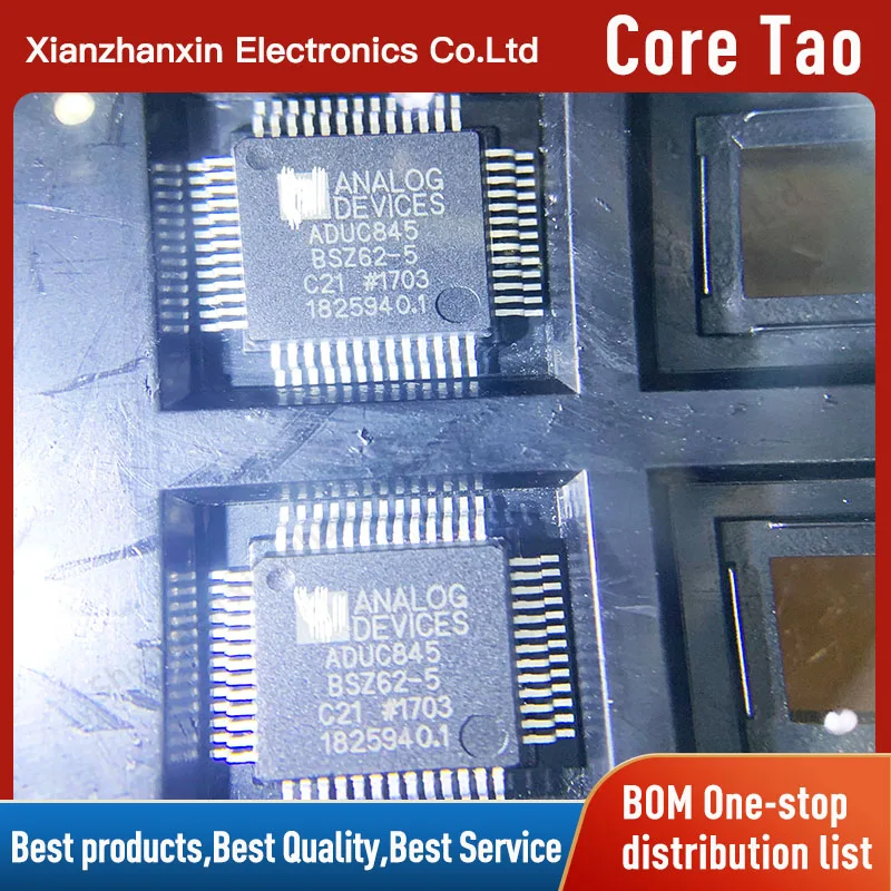 

1pcs/lot ADUC845BSZ62-5 ADUC845 QFP-52 8-bit microcontroller MCU in stock