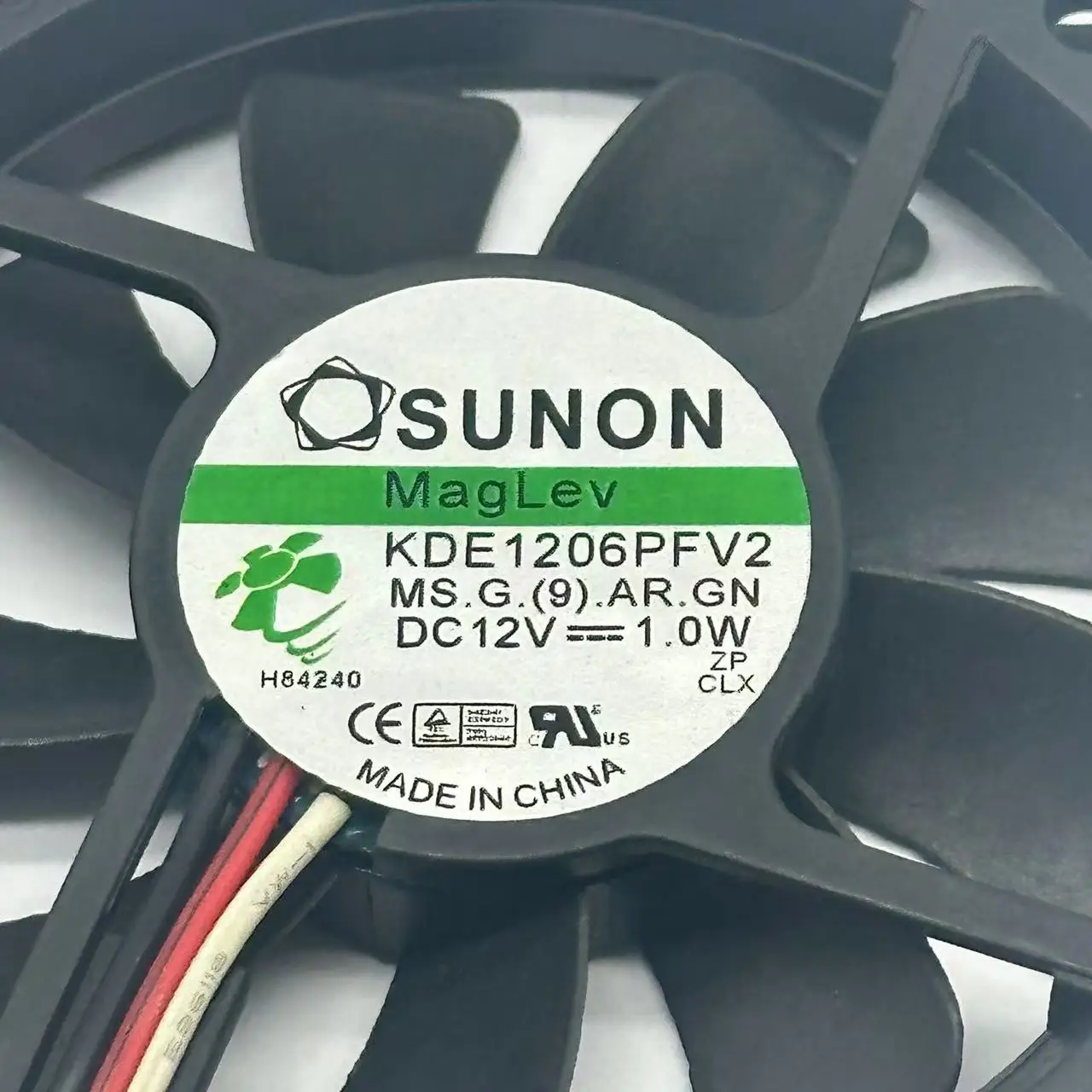 SUNON-ventilador de refrigeración KDE1206PFV2, DC 12V, 1,0 W, 60x60x10mm, 3 cables