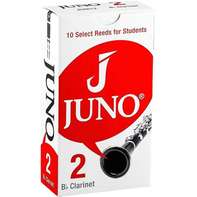 Vandoren Bb Clarinet JUNO Reed;Box of 10,Strength 2.0 2.5 3.0 3.5,Premium Reeds