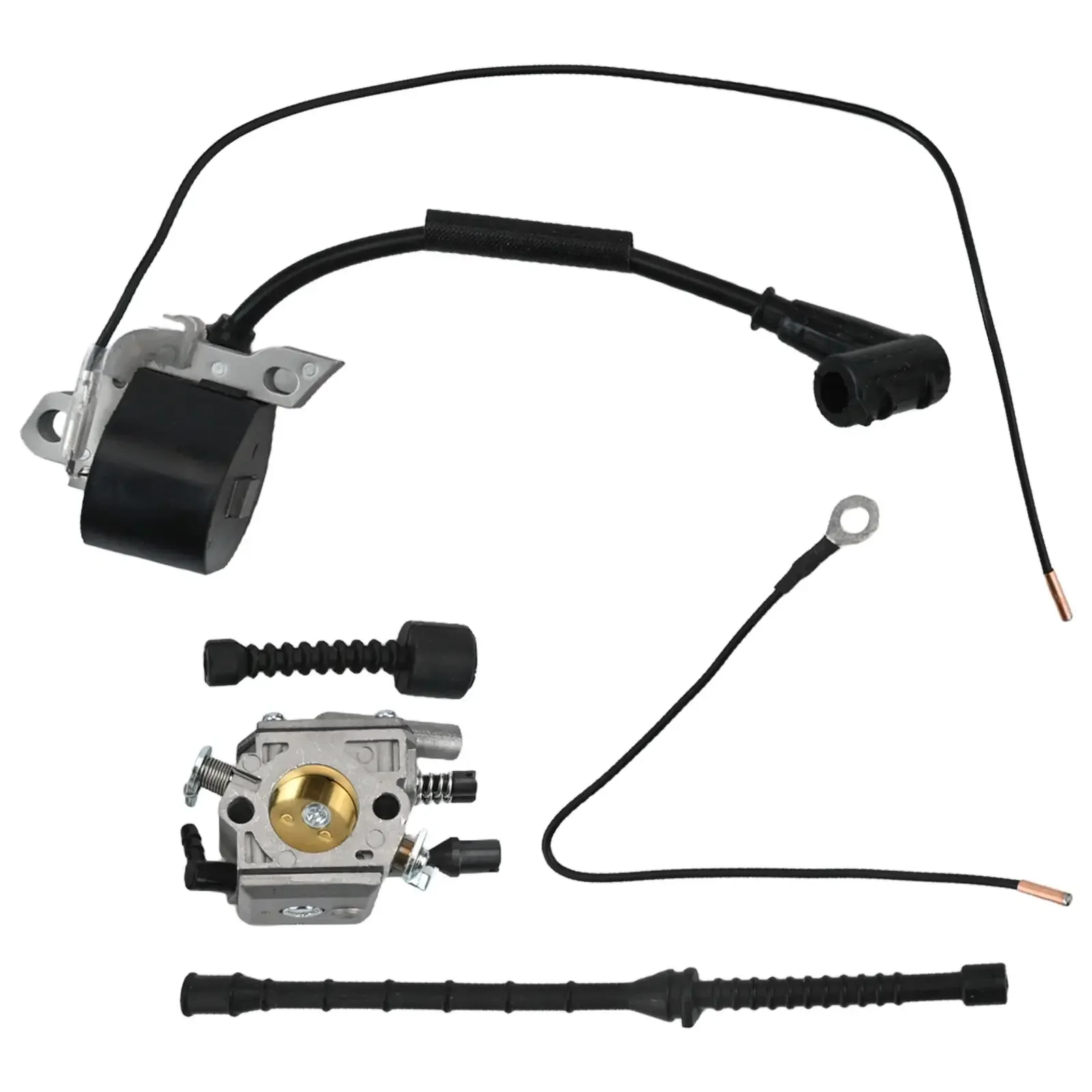 Comprehensive Replacement Parts Kit Carburetor and Ignition Coil Set for Chainsaws 038 Series with Essential Components