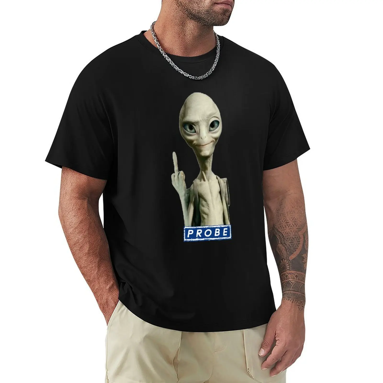 

Alien Paul With Text High Quality T-Shirt Regular Fit Plain Tee Shirt