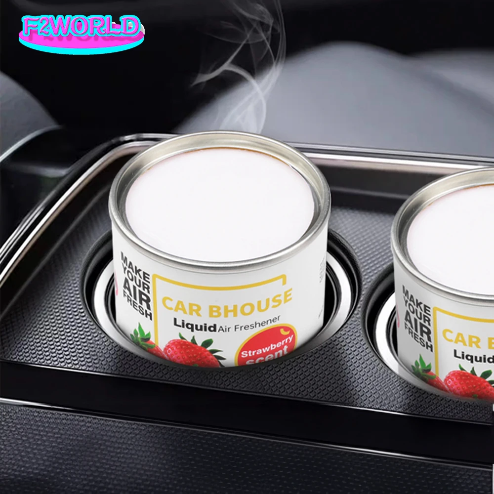 Car Air Freshener Gel Scents Liquid Aromatherapy Fragrance Peach Perfume Diffuse Lasting Scent Car Interior Accessories