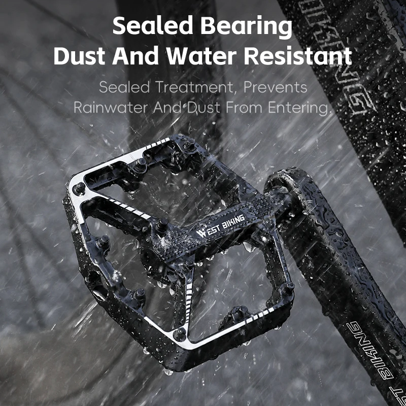WEST BIKING Die-Cast Dual-DU B - Pedal Platform Flat recension och pris