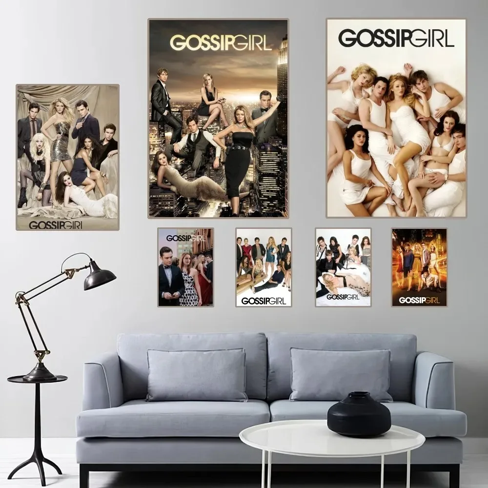 G-Gossip Fashion Girl Poster Home Room Decor Aesthetic Art Wall Painting Stickers Canvas Painting